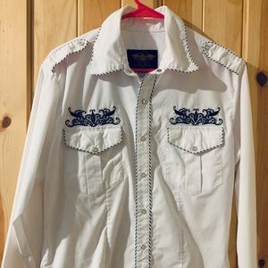 El General woman country blouse size M